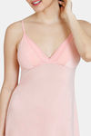 Zivame Four-Way Stretch Babydoll With Thong - Peach Pearl — thumbnail 5